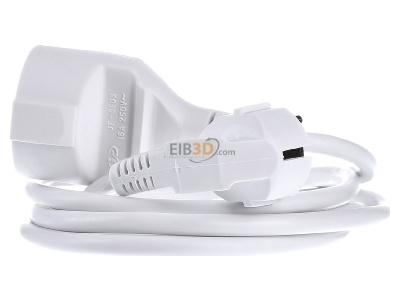 Front view Bachmann 341.284 Power cord/extension cord 3x1,5mm 2m 
