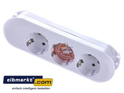 View up front Bachmann 385.270 Socket outlet strip white
