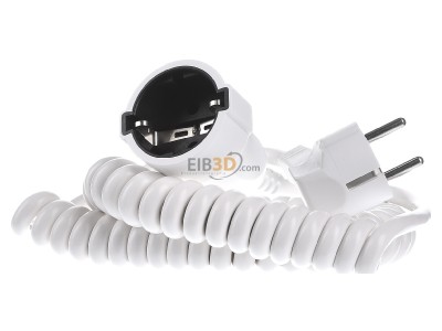 Front view Bachmann 672.280 Power cord/extension cord 3x1,5mm 2m 
