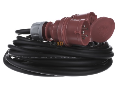 View on the left Bachmann 344.171 Power cord/extension cord 5x1,5mm 10m 
