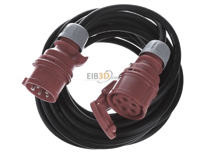 View up front Bachmann 344.171 Power cord/extension cord 5x1,5mm 10m 

