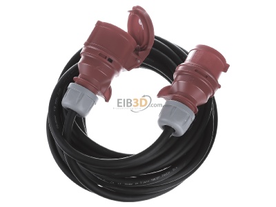 Top rear view Bachmann 344.171 Power cord/extension cord 5x1,5mm 10m 
