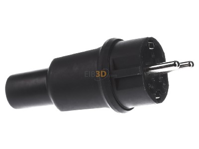 View on the left Bachmann 913.173 Solid rubber plug black, 
