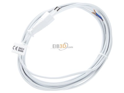 View top right Bachmann 202.275 Power cord/extension cord 2x0,75mm 3m 
