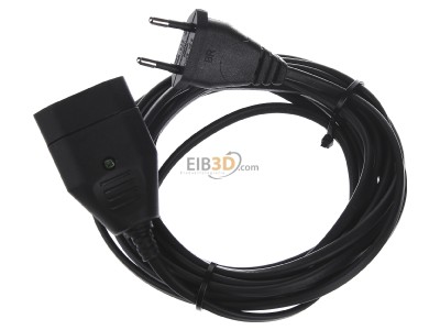 View top right Bachmann 233.186 Power cord/extension cord 2x0,75mm 5m 
