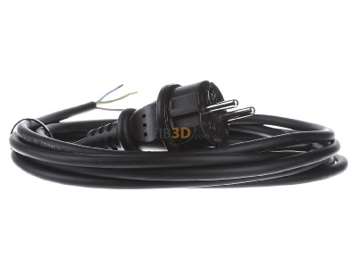 Front view Bachmann 321.176 Power cord/extension cord 3x0,75mm 5m 

