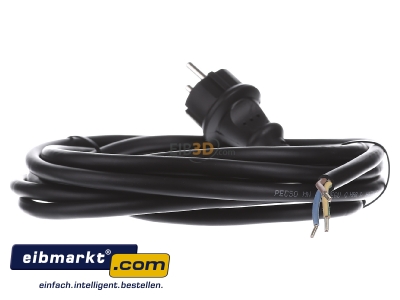 Back view Bachmann 320.176 Power cord/extension cord 3x1mm² 5m

