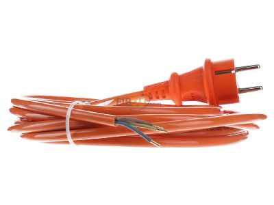 Ansicht hinten Bachmann 328.876 Schuko-Zuleitung 5m,orange 