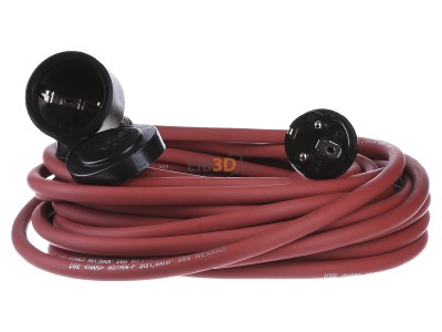Front view Bachmann 343.373 Power cord/extension cord 3x1,5mm 15m 343373
