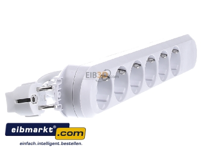 View on the left Bachmann 381.248K Socket outlet strip white
