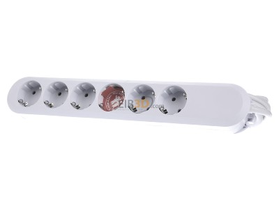 Front view Bachmann 381.249K Socket outlet strip white 
