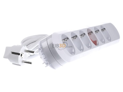 View on the left Bachmann 381.249K Socket outlet strip white 
