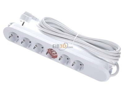 View up front Bachmann 381.249K Socket outlet strip white 
