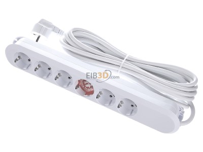 View up front Bachmann 381.249K Socket outlet strip white 
