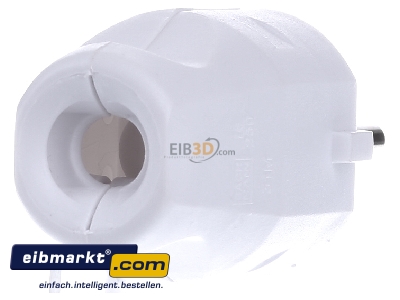 Back view Bachmann 910.200 Schuko plug white
