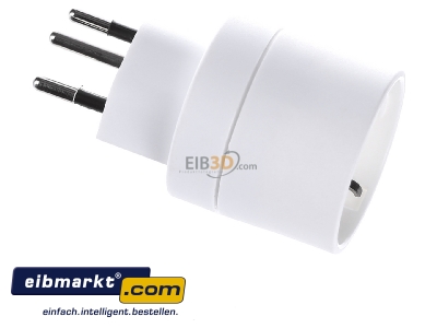 View top right Bachmann 921.011 Travel adaptor single white
