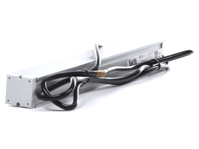 Ansicht rechts Bachmann 333.401 19 Zoll Steckdosenleiste, Mehrfachsteckdose 9fach 1HE, 9x Schuko, aluminium, 