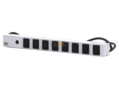 Frontansicht Bachmann 333.408 Steckdosenleiste 8f.IEC Kaltgerte, 10A F 