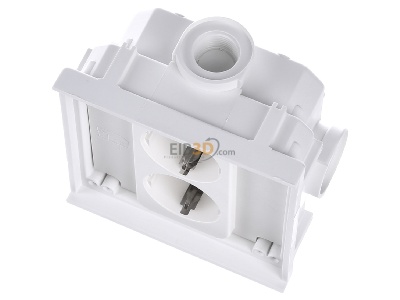 View up front ABL 1632602 Socket outlet protective contact white 
