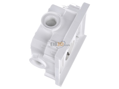 View top left ABL 1632602 Socket outlet protective contact white 
