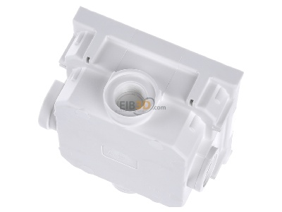 Top rear view ABL 1632602 Socket outlet protective contact white 
