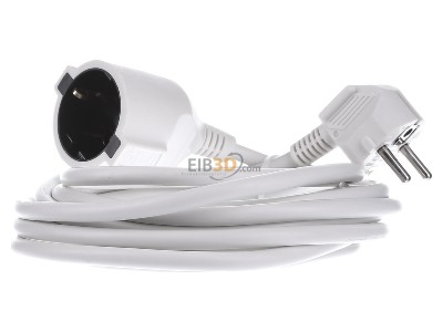 Back view Bachmann 341.202 S Power cord/extension cord 3x1,5mm 5m 
