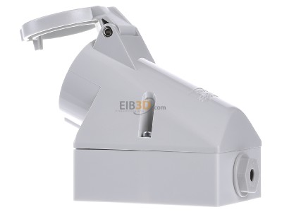 Ansicht rechts Mennekes 2684 Wanddose 16A,3p,1h,>50V,IP44 
