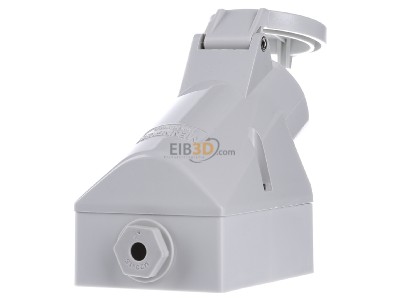 Ansicht hinten Mennekes 2684 Wanddose 16A,3p,1h,>50V,IP44 