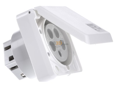 View on the left Mennekes 4263 Architectural socket CEE 32A-socket 6h 
