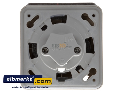 Back view Architectural socket CEE 16A-socket 6h 4278 Mennekes 4278
