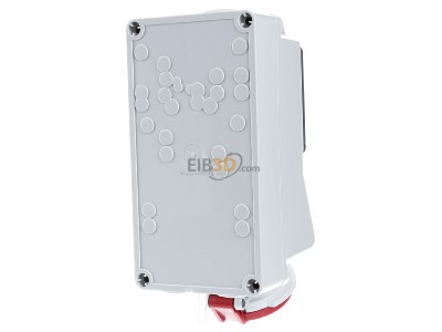Ansicht hinten Mennekes 7313 Wanddose 32A,5p,6h,400V,IP44 