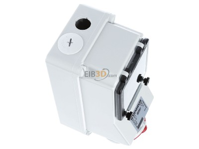 Ansicht oben links Mennekes 7313 Wanddose 32A,5p,6h,400V,IP44 