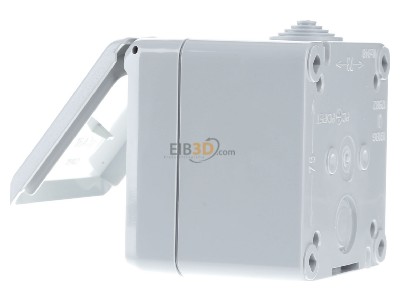 Ansicht rechts Mennekes 4102 Wanddose Cepex 16A,3p,6h,230V,IP44 