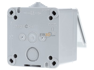 Ansicht hinten Mennekes 4102 Wanddose Cepex 16A,3p,6h,230V,IP44 
