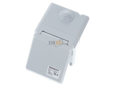 Ansicht oben vorne Mennekes 4102 Wanddose Cepex 16A,3p,6h,230V,IP44 