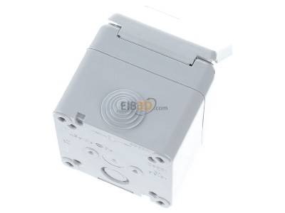 Ansicht oben hinten Mennekes 4102 Wanddose Cepex 16A,3p,6h,230V,IP44 