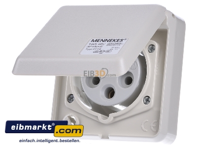 Frontansicht Mennekes 4115 Anbaudose Cepex 16A,5p,6h,400V,IP44 