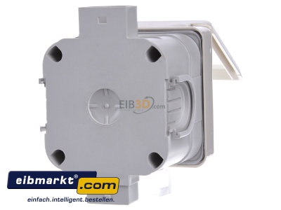 Back view Mennekes 4125 Architectural socket CEE 16A-socket 6h
