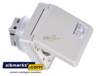 Ansicht oben links Mennekes 4130 UP-Dose Cepex 32A,5p,6h,400V,IP44 