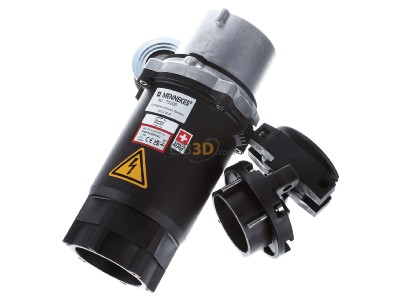Ansicht oben hinten Mennekes 75206 Stecker 200A,5p,6h,400V,IP67 