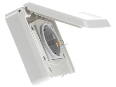 View on the left Mennekes 4971 Architectural socket earthed socket 0h 

