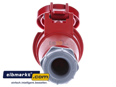 Back view Mennekes 514 CEE coupling 16A 4p 6h 
