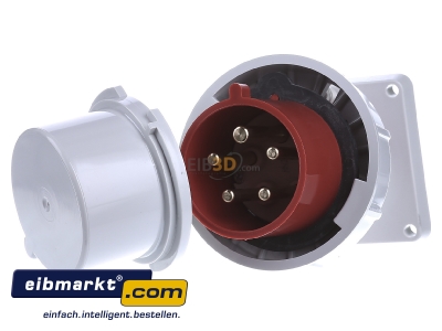 Front view Mennekes 1254 Mounted CEE-plug 32A 5p 6h
