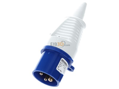 Ansicht oben vorne Mennekes 852 Stecker 16A,3p,6h,230V,IP44 