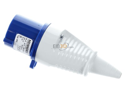 Ansicht oben rechts Mennekes 852 Stecker 16A,3p,6h,230V,IP44 