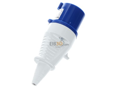 Ansicht oben hinten Mennekes 852 Stecker 16A,3p,6h,230V,IP44 