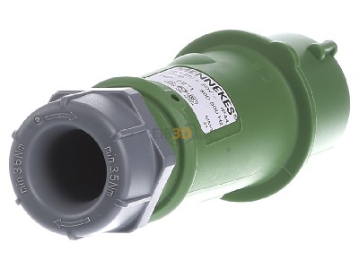 Ansicht hinten Mennekes 2271 Stecker AM-TOP 16A,3p,2h 