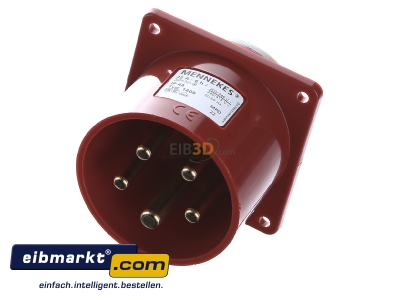 Ansicht oben vorne Mennekes 1409 Anbaustecker TA 32A,5p,6h,400V,IP44 