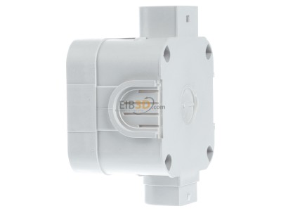 View on the right Mennekes 41404 Flush mounted mounted box 124x91mm 
