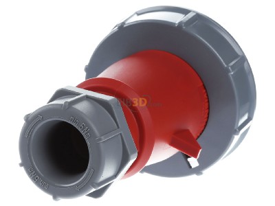 Ansicht hinten Mennekes 21363 Stecker AM-TOP HW/VN 32A,5p,6h,400V,IP67 
